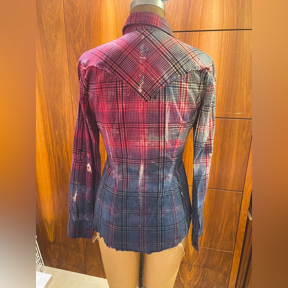 Metropark Distressed dyed button down - Picture 2 of 4